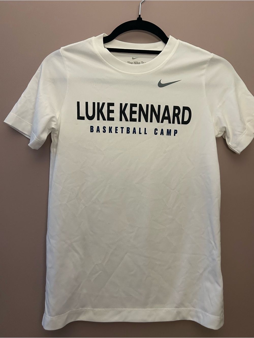 Nike White Dri-FIT Short Sleeve Tee